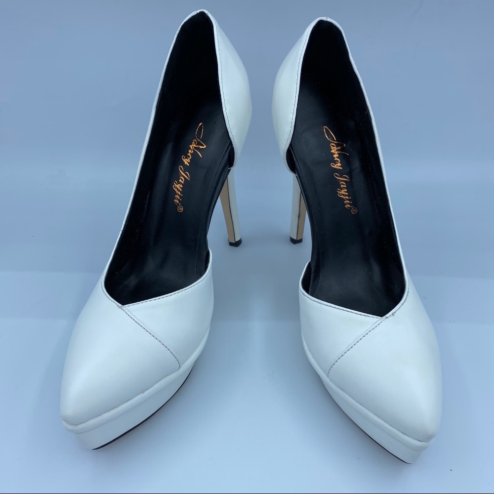 Women High Stiletto Heel Platform Pump Pointed toe